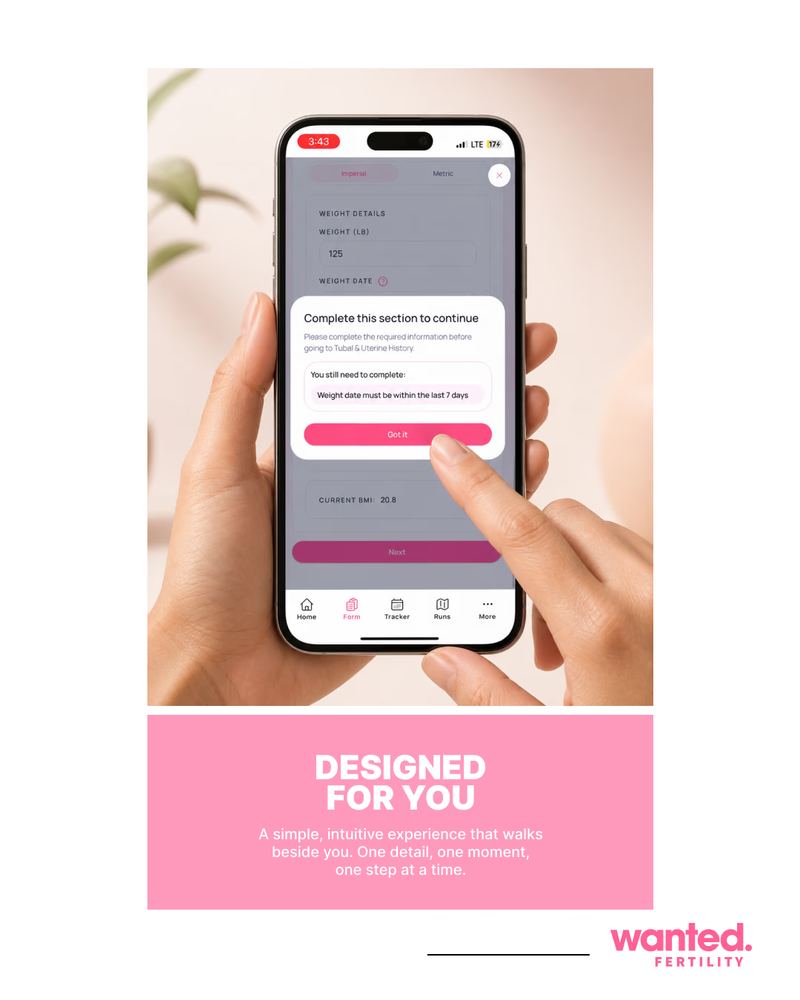 Recent Wanted Fertility Instagram reel
